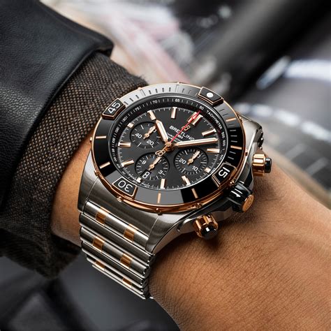 bracciale breitling titanio|breitling super chronomat watches.